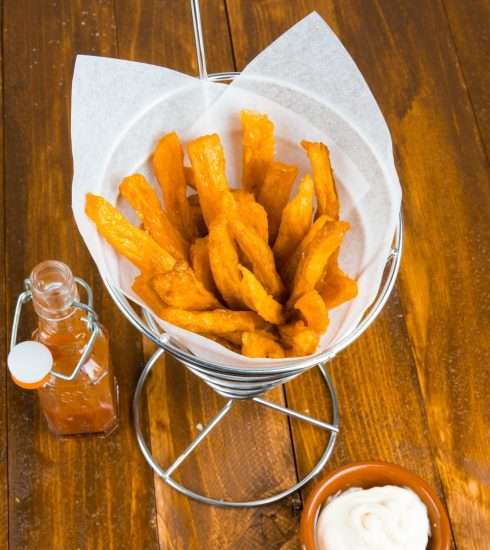 Süßkartoffel-Pommes