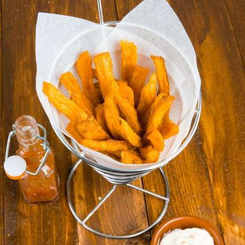 Süßkartoffel-Pommes