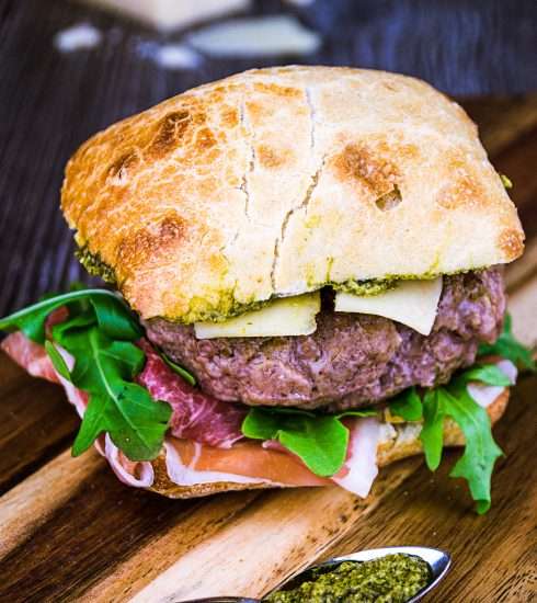 Pesto-Parma-Burger